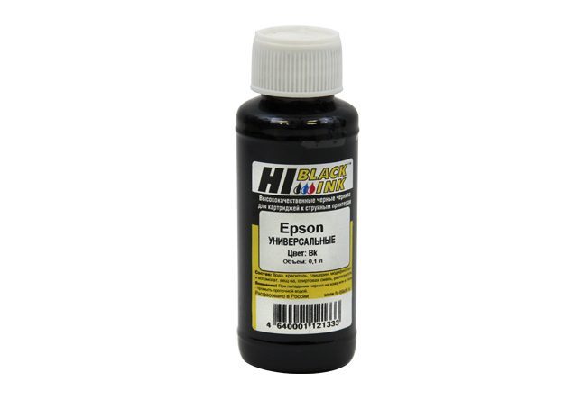 Чернила Hi-Black Универс. для Epson (Тип E), Bk, 100 мл