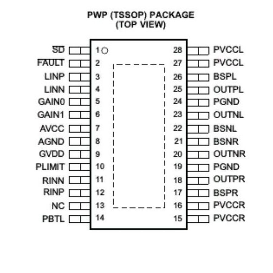 RDA3118E28 стерео усилитель RDA3118 TSSOP-28