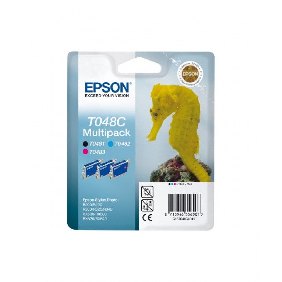 Картридж Epson T0482 синий