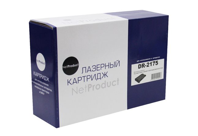 Тонер картридж NetProduct (N-DR-2175) для Brother HL-2140/2150/2170/7030/7040, 12K